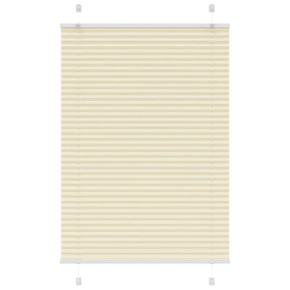 Tenda Plissettata Crema 90x100 cm Larghezza Tessuto 89,4 cm
