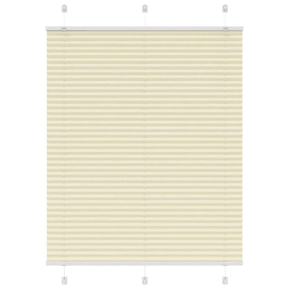 Tenda Plissettata Crema 105x100 cm Larghezza Tessuto 104,4 cm