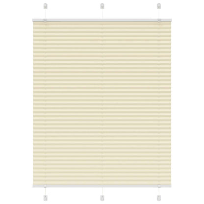 Tenda Plissettata Crema 110x100 cm Larghezza Tessuto 109,4 cm