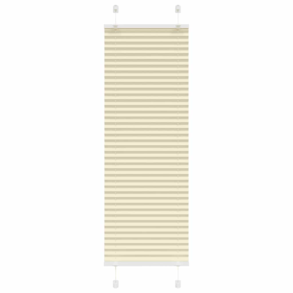 Tenda Plissettata Crema 50x150 cm Larghezza Tessuto 49,4 cm