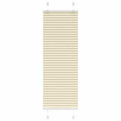 Tenda Plissettata Crema 50x150 cm Larghezza Tessuto 49,4 cm