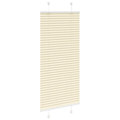 Tenda Plissettata Crema 55x150 cm Larghezza Tessuto 54,4 cm