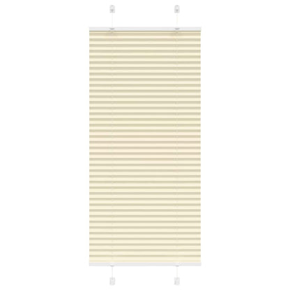 Tenda Plissettata Crema 60x150 cm Larghezza Tessuto 59,4 cm