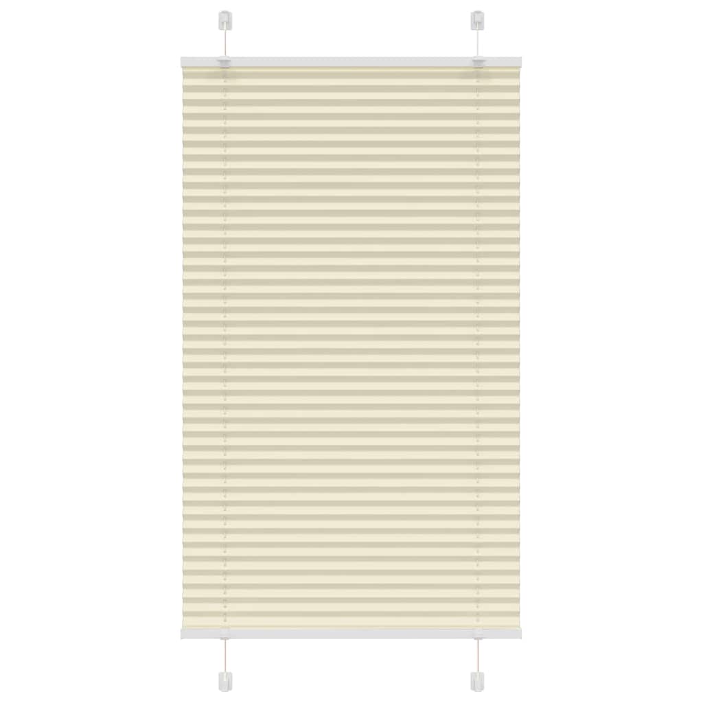 Tenda Plissettata Crema 70x150 cm Larghezza Tessuto 69,4 cm