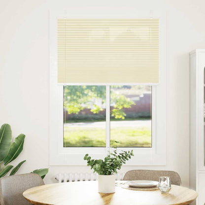 Tenda Plissettata Crema 85x150 cm Larghezza Tessuto 84,4 cm