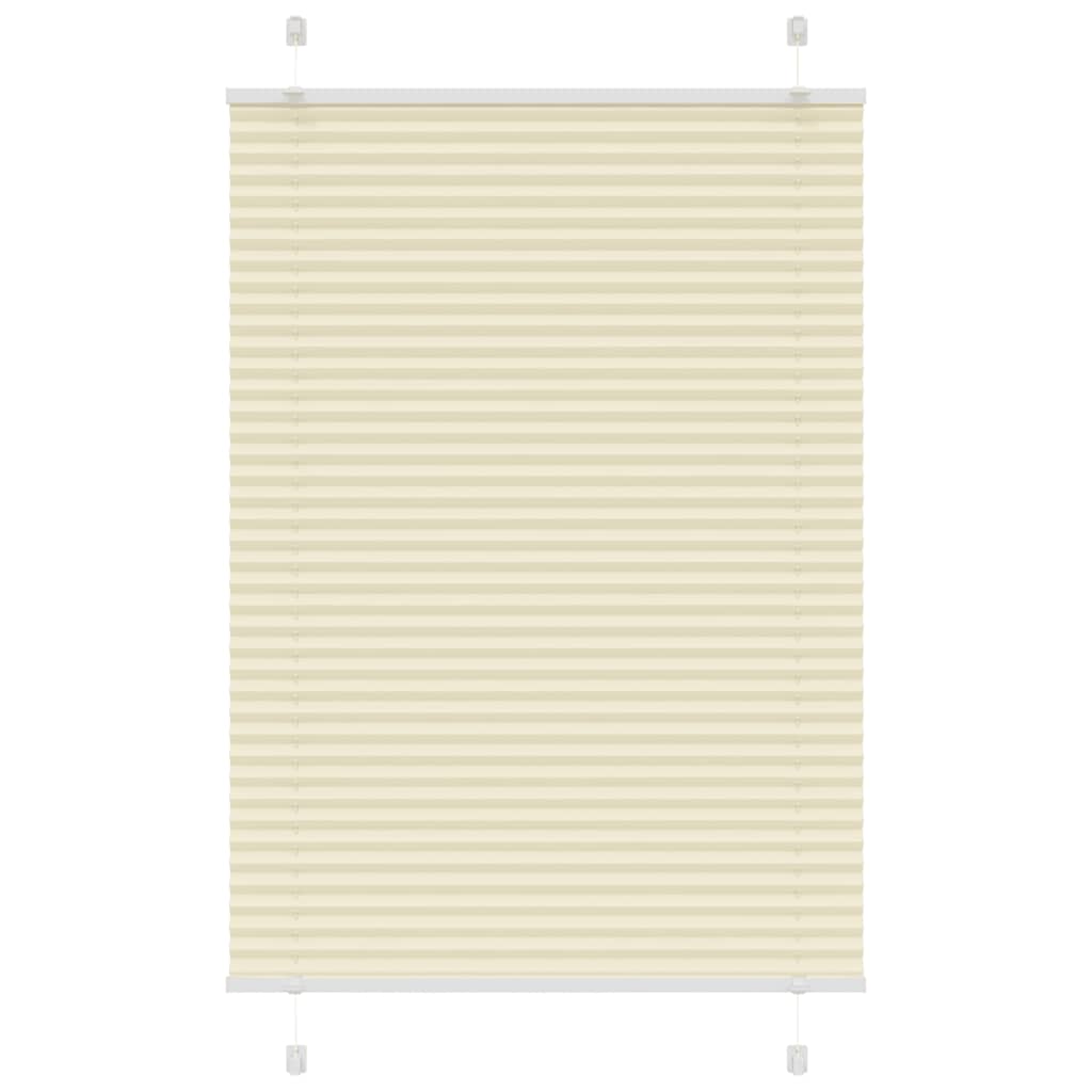 Tenda Plissettata Crema 90x150 cm Larghezza Tessuto 89,4 cm