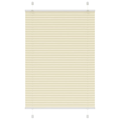 Tenda Plissettata Crema 90x150 cm Larghezza Tessuto 89,4 cm