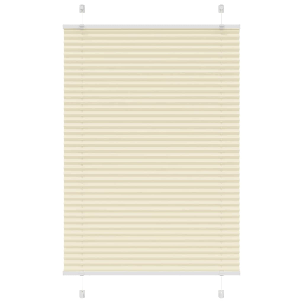 Tenda Plissettata Crema 100x150 cm Larghezza Tessuto 99,4 cm
