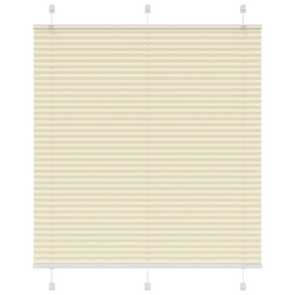 Tenda Plissettata Crema 120x150 cm Larghezza Tessuto 119,4 cm