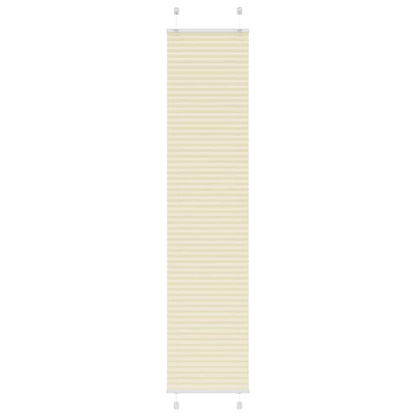Tenda Plissettata Crema 45x200 cm Larghezza Tessuto 44,4 cm