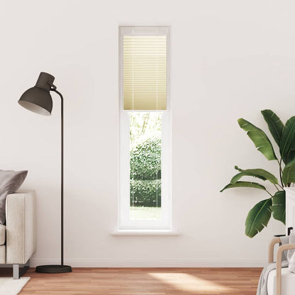 Tenda Plissettata Crema 50x200 cm Larghezza Tessuto 49,4 cm | homemem39