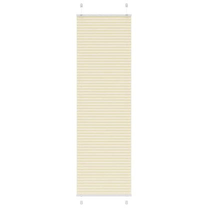 Tenda Plissettata Crema 55x200 cm Larghezza Tessuto 54,4 cm