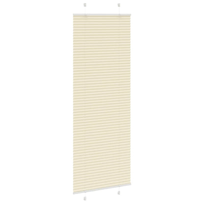 Tenda Plissettata Crema 70x200 cm Larghezza Tessuto 69,4 cm
