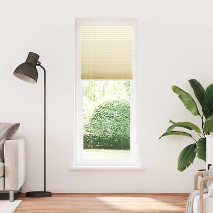 Tenda Plissettata Crema 75x200 cm Larghezza Tessuto 74,4 cm | homemem39