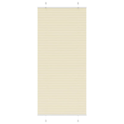 Tenda Plissettata Crema 100x200 cm Larghezza Tessuto 99,4 cm