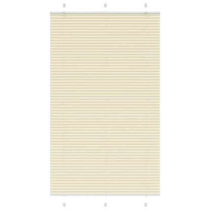 Tenda Plissettata Crema 110x200 cm Larghezza Tessuto 109,4 cm