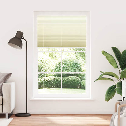 Tenda Plissettata Crema 120x200 cm Larghezza Tessuto 119,4 cm | homemem39
