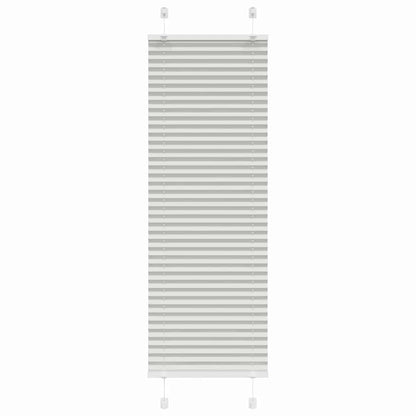 Tenda Plissettata Grigio Chiaro 50x100 cm Larghezza Tessuto