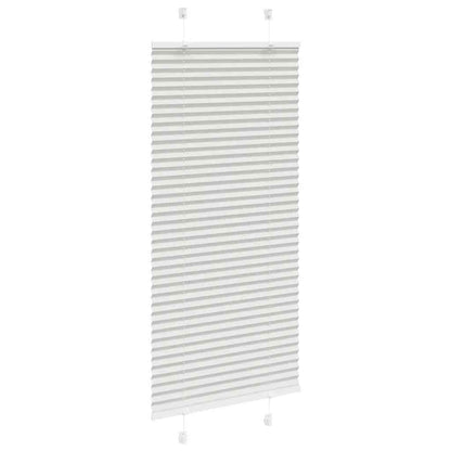Tenda Plissettata Grigio Chiaro 60x100 cm Larghezza Tessuto | homemem39