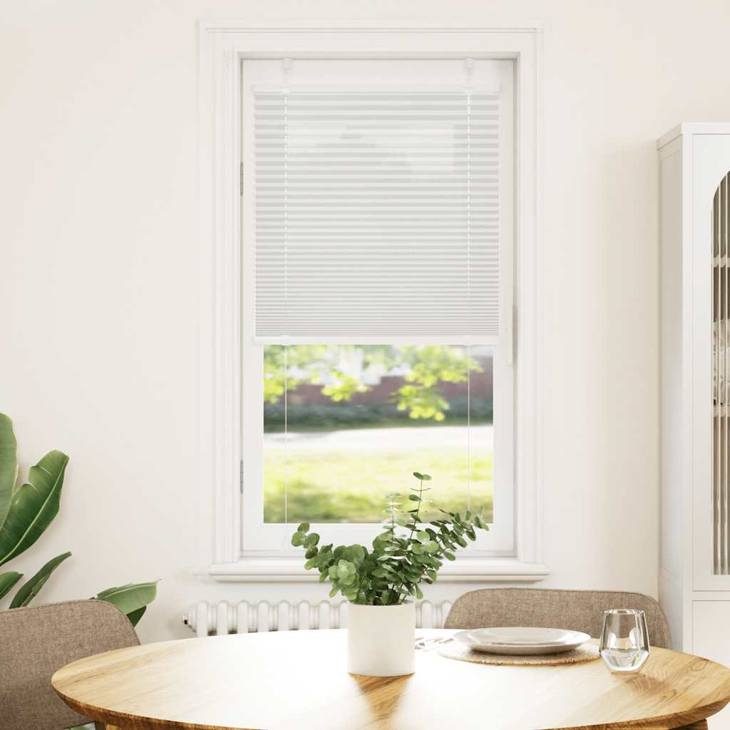 Tenda Plissettata Grigio Chiaro 65x100 cm Larghezza Tessuto | homemem39