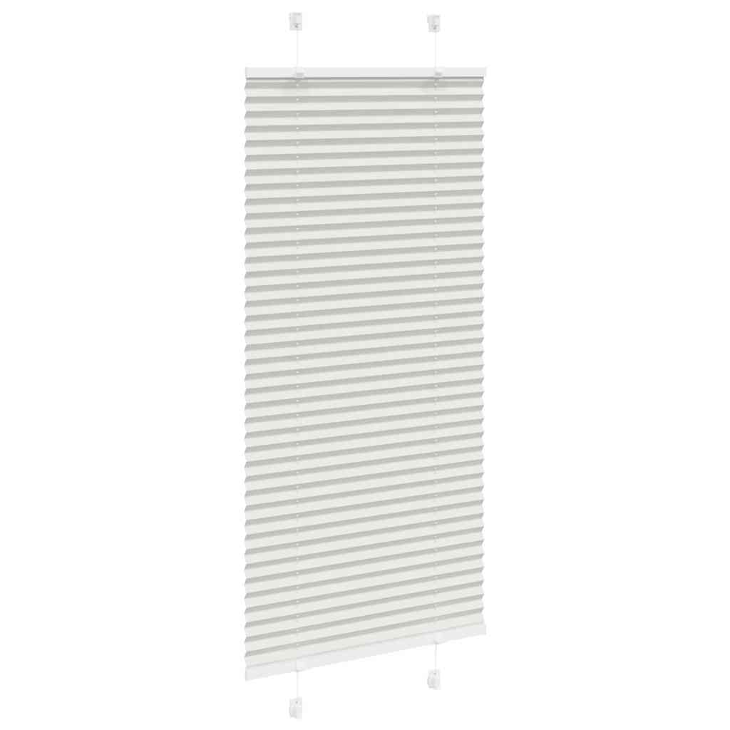 Tenda Plissettata Grigio Chiaro 65x100 cm Larghezza Tessuto | homemem39