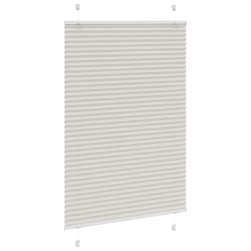 Tenda Plissettata Grigio Chiaro 85x100 cm Larghezza Tessuto | homemem39