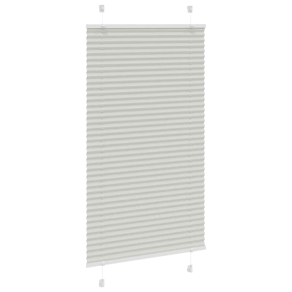 Tenda Plissettata Grigio Chiaro 70x150 cm Larghezza Tessuto | homemem39