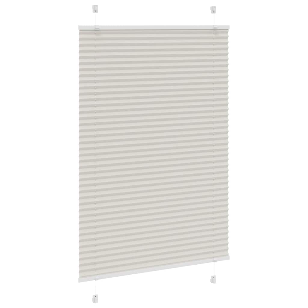 Tenda Plissettata Grigio Chiaro 90x150 cm Larghezza Tessuto | homemem39