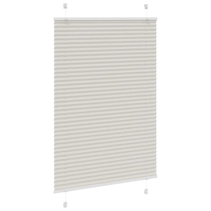 Tenda Plissettata Grigio Chiaro 95x150 cm Larghezza Tessuto | homemem39