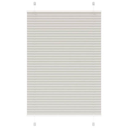 Tenda Plissettata Grigio Chiaro 100x150 cm Larghezza Tessuto