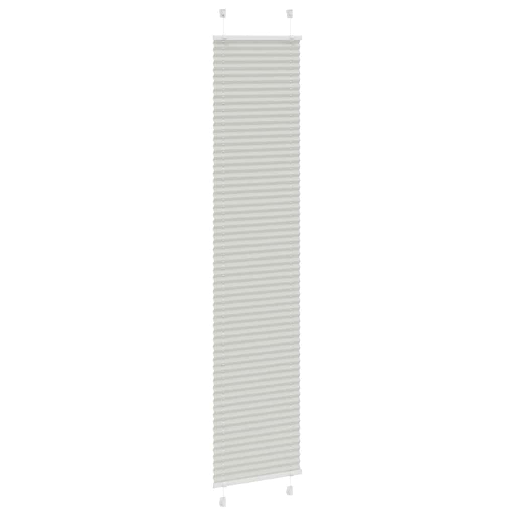 Tenda Plissettata Grigio Chiaro 50x200 cm Larghezza Tessuto | homemem39