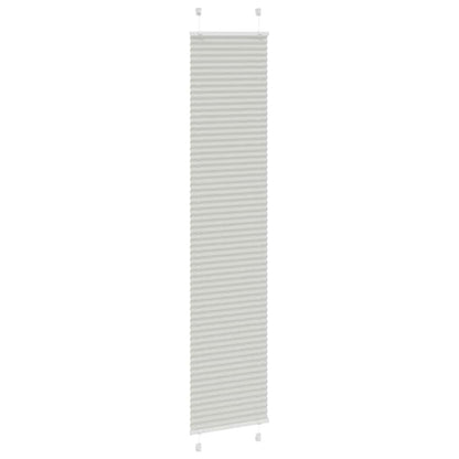 Tenda Plissettata Grigio Chiaro 50x200 cm Larghezza Tessuto | homemem39