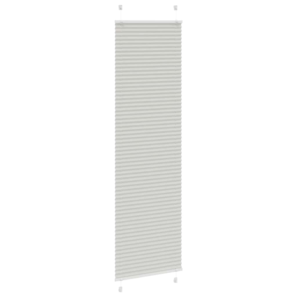 Tenda Plissettata Grigio Chiaro 60x200 cm Larghezza Tessuto | homemem39