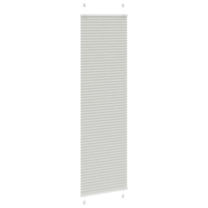 Tenda Plissettata Grigio Chiaro 65x200 cm Larghezza Tessuto | homemem39