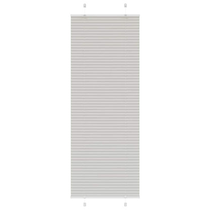 Tenda Plissettata Grigio Chiaro 70x200 cm Larghezza Tessuto | homemem39