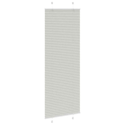 Tenda Plissettata Grigio Chiaro 70x200 cm Larghezza Tessuto | homemem39