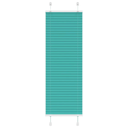 Tenda Plissettata Verde petrolio 40x150 cm Larghezza Tessuto