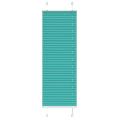 Tenda Plissettata Verde petrolio 45x150 cm Larghezza Tessuto