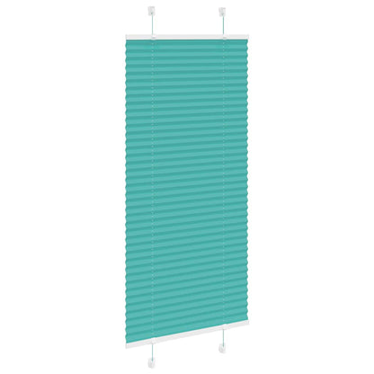 Tenda Plissettata Verde petrolio 60x150 cm Larghezza Tessuto | homemem39