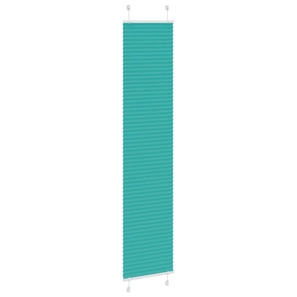 Tenda Plissettata Verde petrolio 40x200 cm Larghezza Tessuto | homemem39