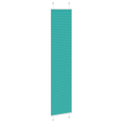 Tenda Plissettata Verde petrolio 40x200 cm Larghezza Tessuto | homemem39