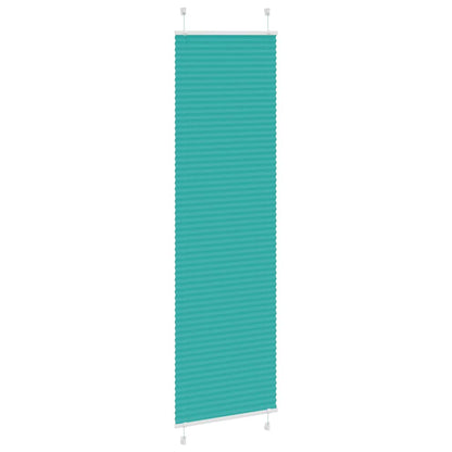 Tenda Plissettata Verde petrolio 60x200 cm Larghezza Tessuto | homemem39