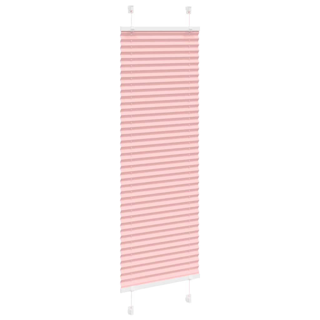 Tenda Plissettata Rosa 40x100 cm Larghezza Tessuto 39,4 cm | homemem39