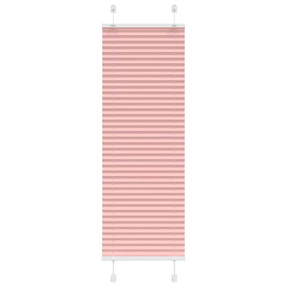 Tenda Plissettata Rosa 45x100 cm Larghezza Tessuto 44,4 cm