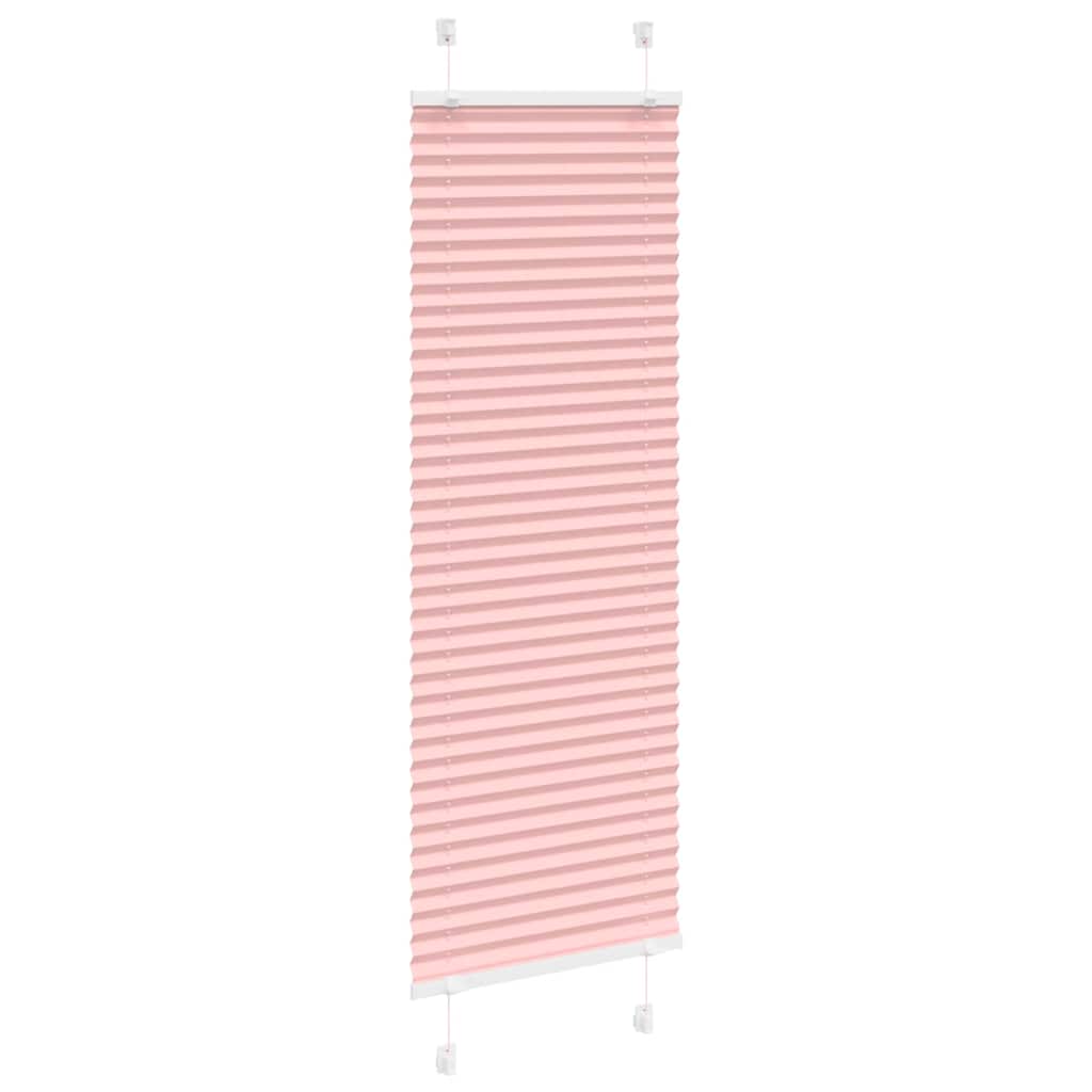 Tenda Plissettata Rosa 45x100 cm Larghezza Tessuto 44,4 cm | homemem39