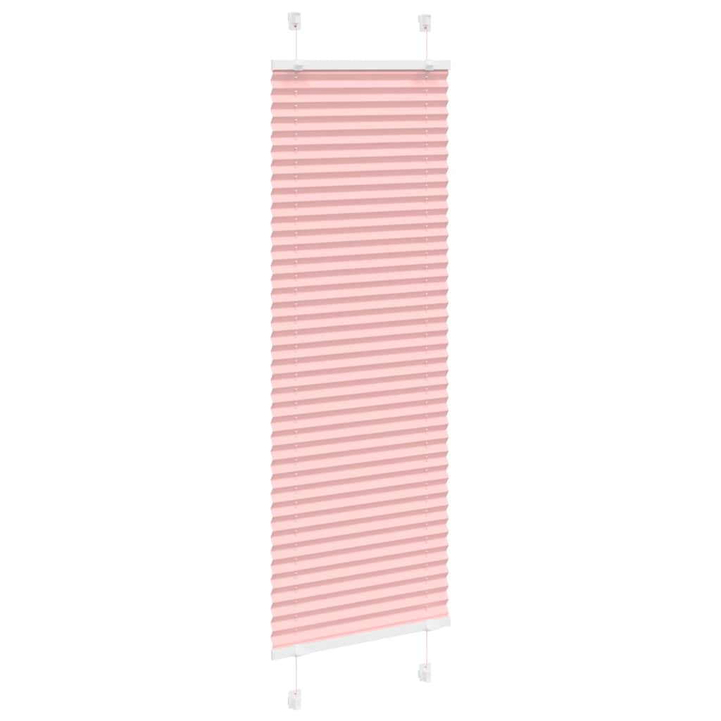 Tenda Plissettata Rosa 50x100 cm Larghezza Tessuto 49,4 cm | homemem39