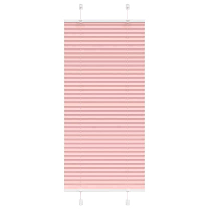 Tenda Plissettata Rosa 65x100 cm Larghezza Tessuto 64,4 cm