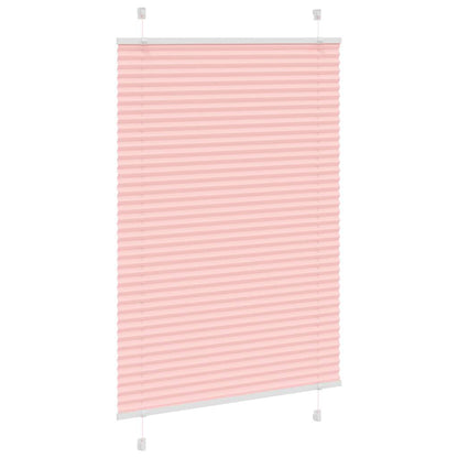 Tenda Plissettata Rosa 90x100 cm Larghezza Tessuto 89,4 cm | homemem39