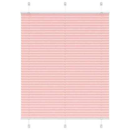 Tenda Plissettata Rosa 105x100 cm Larghezza Tessuto 104,4 cm