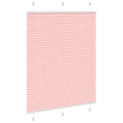 Tenda Plissettata Rosa 105x100 cm Larghezza Tessuto 104,4 cm | homemem39